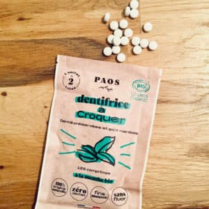 PAOS - DENTIFRICE A CROQUER