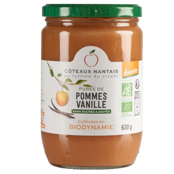 Purée pomme vanille biodynamie