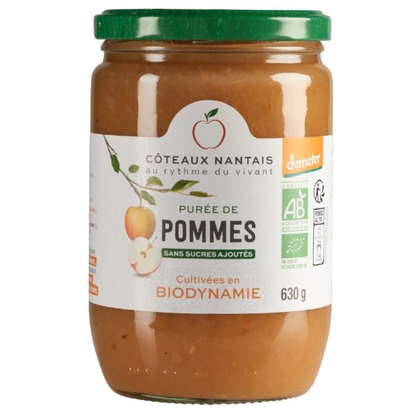 Purée pommes biodynamie