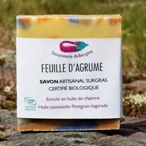 SAVONNERIE AUBERGINE - FEUILLE D'AGRUME