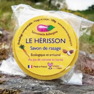 SAVONNERIE AUBERGINE - L'HERISSON RASAGE