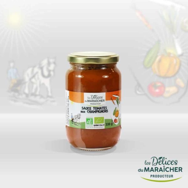 Sauce tomate aux champignons