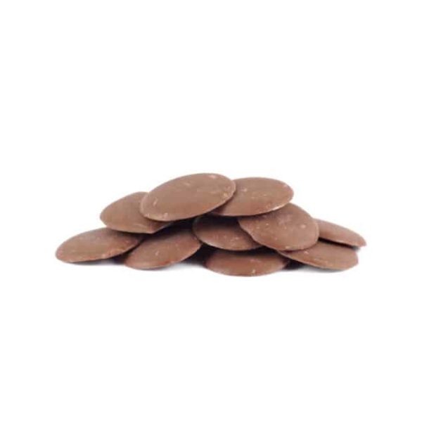 Palets de chocolat au lait