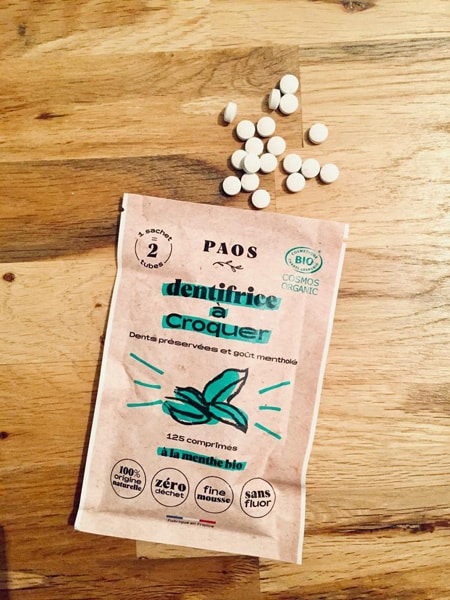 PAOS - DENTIFRICE A CROQUER